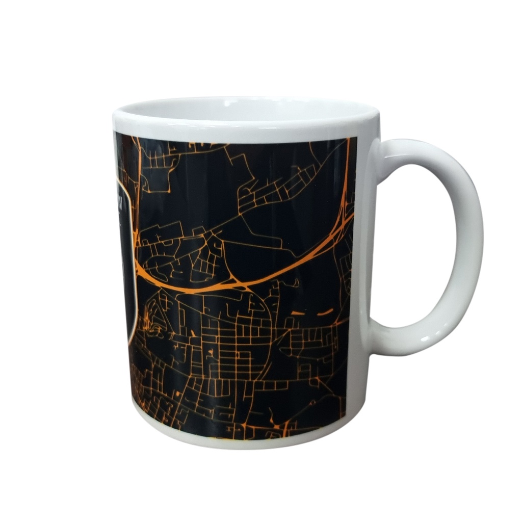 GCFC Map Mug Black