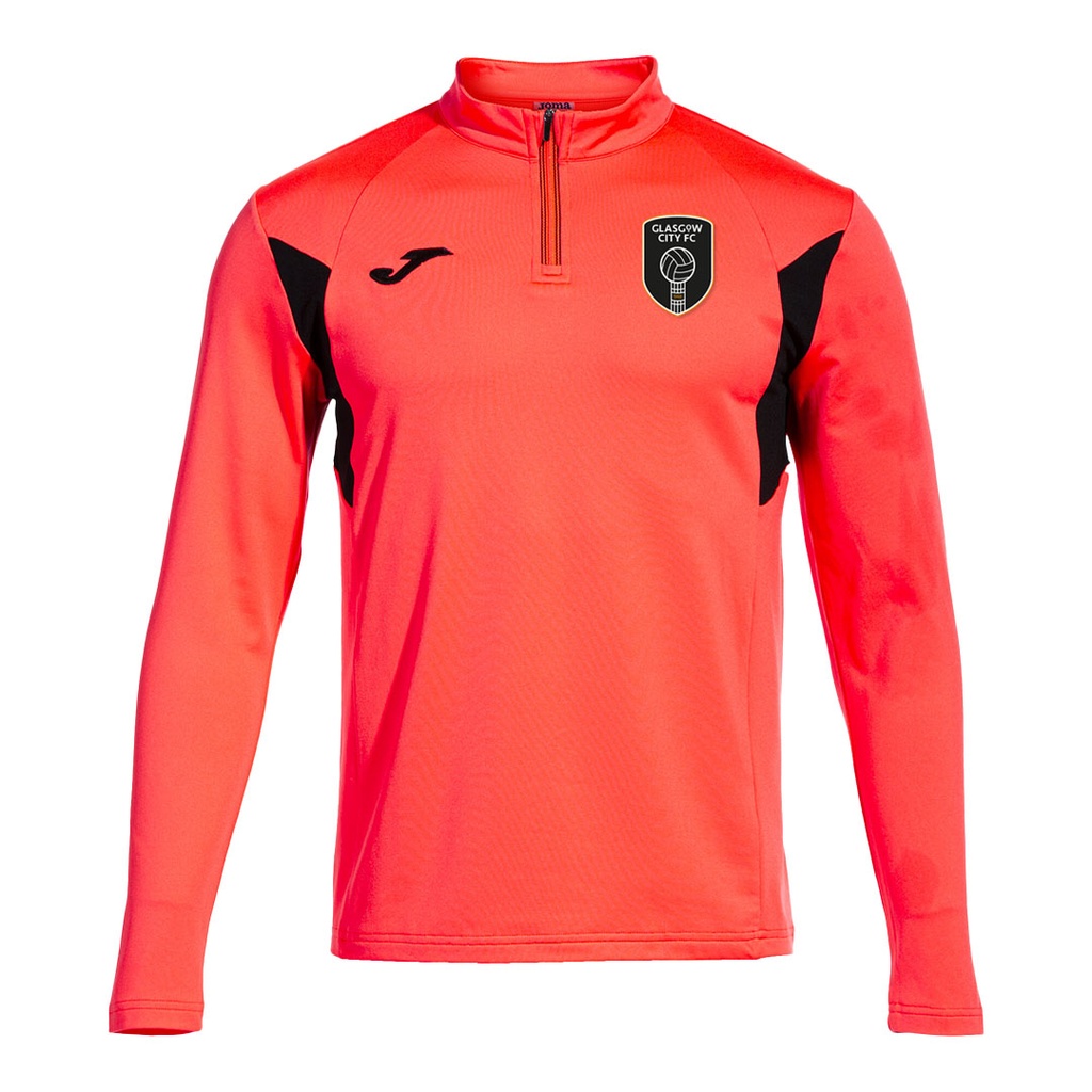 Jnr GCFC 24/25 Training Sweatshirt Fluor Coral|Black