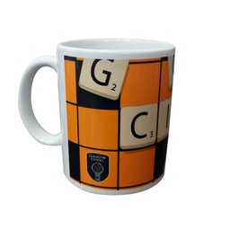 [GCFC-0054-173-018] GCFC Scrabbled Mug Orange|Black